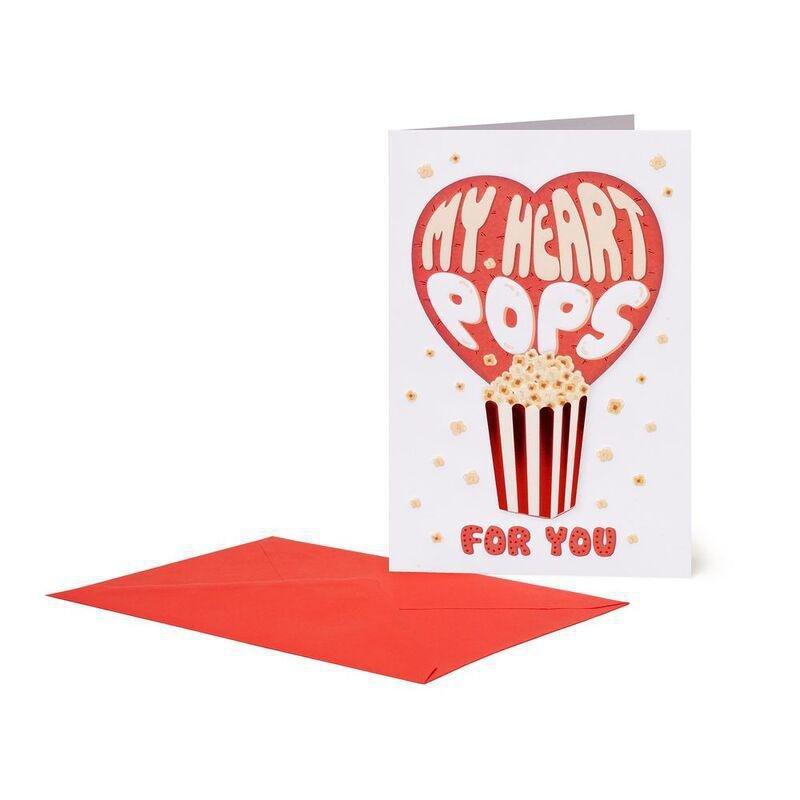 Legami Large Greeting Card - Popcorn (11.5 x 17 cm), , medium
