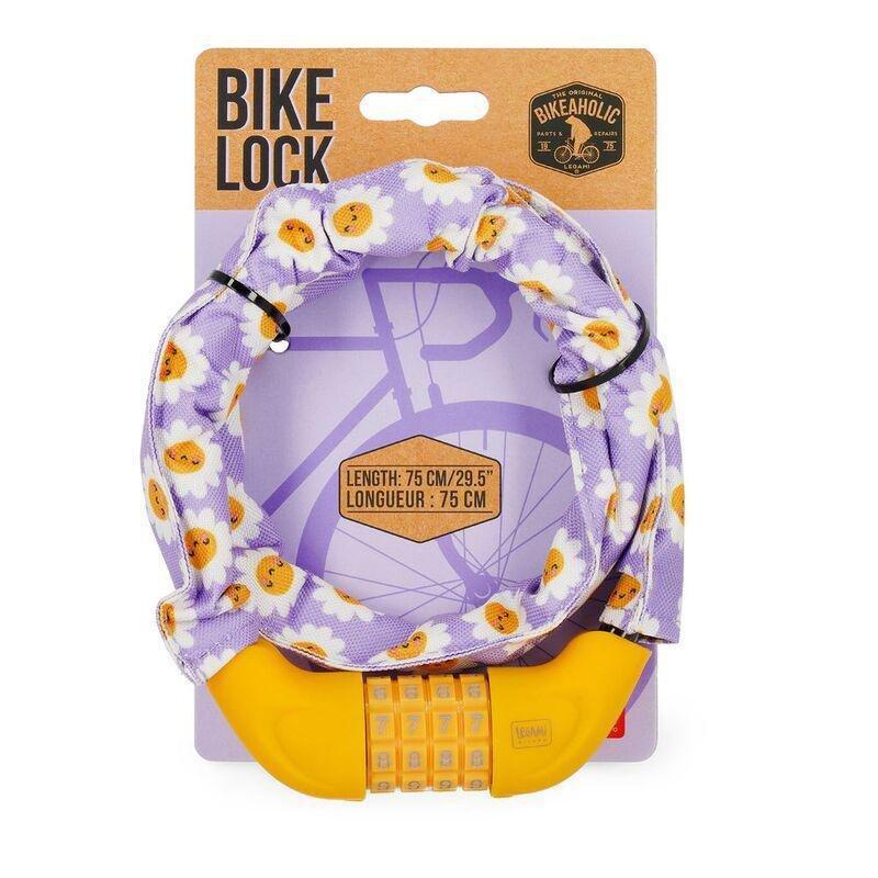 Legami Bicycle Lock with Number Combination - Daisy, , large image number 3