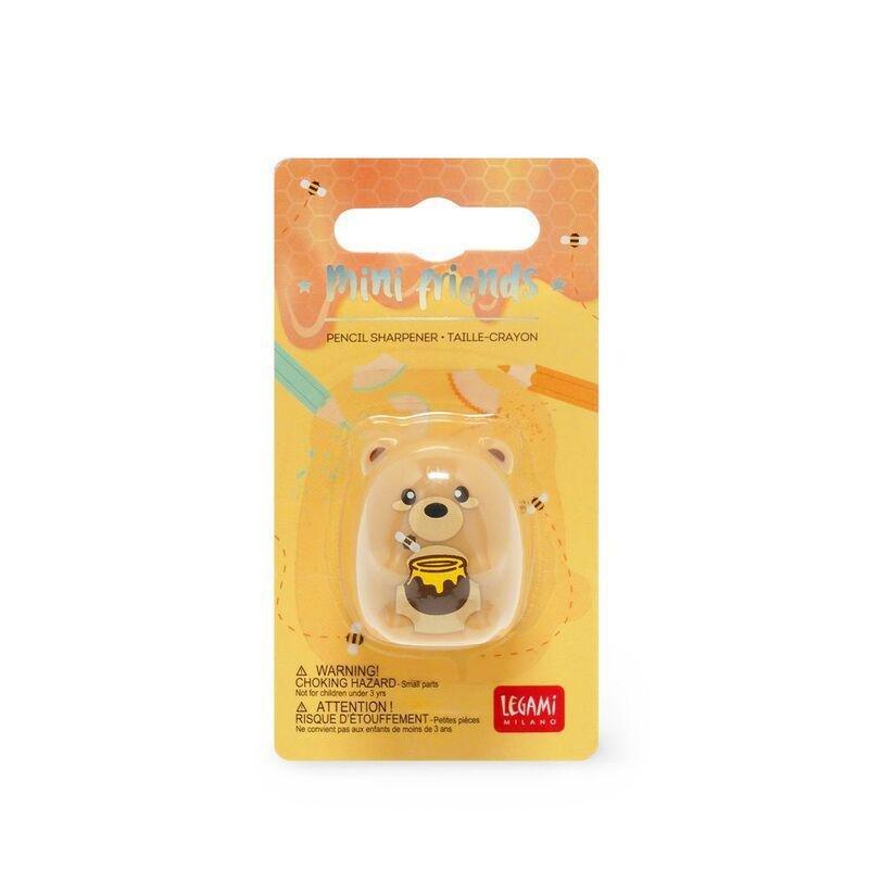 Legami Pencil Sharpener - Mini Friends - Teddy Bear, , large image number 1