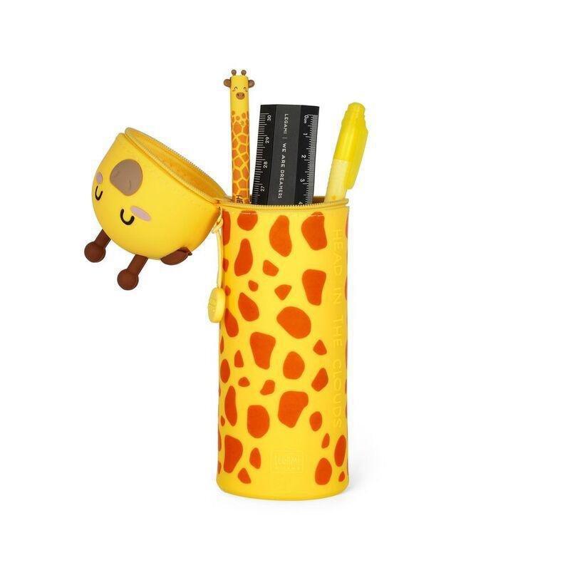 Legami 2-in-1 Silicone Pencil Case - Kawaii - Giraffe, , large image number 1