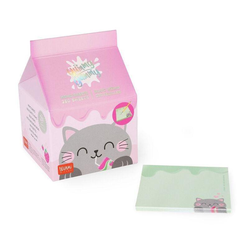 Legami Memo Sheets - Yummy Yummy - Memo Pad - Kitty (250 Sheets), , large image number 4