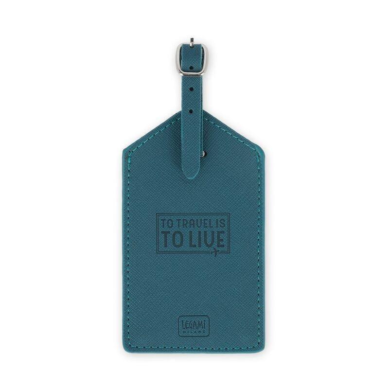 Legami Luggage Tag - Petrol Blue, , medium
