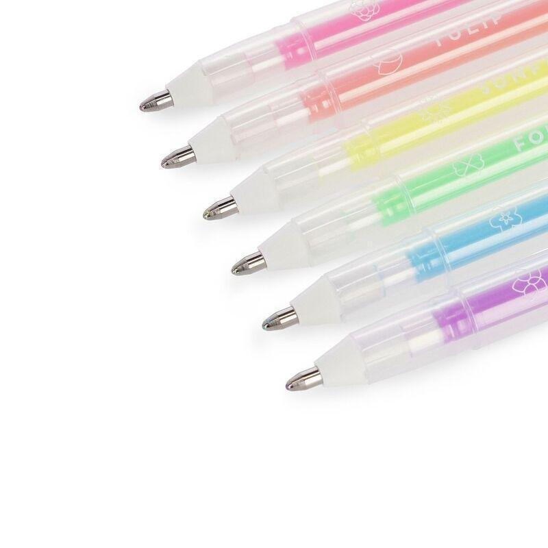 Legami Set of 6 Mini Gel Pens - Spring Is In The Air - Pastel Colours, , medium
