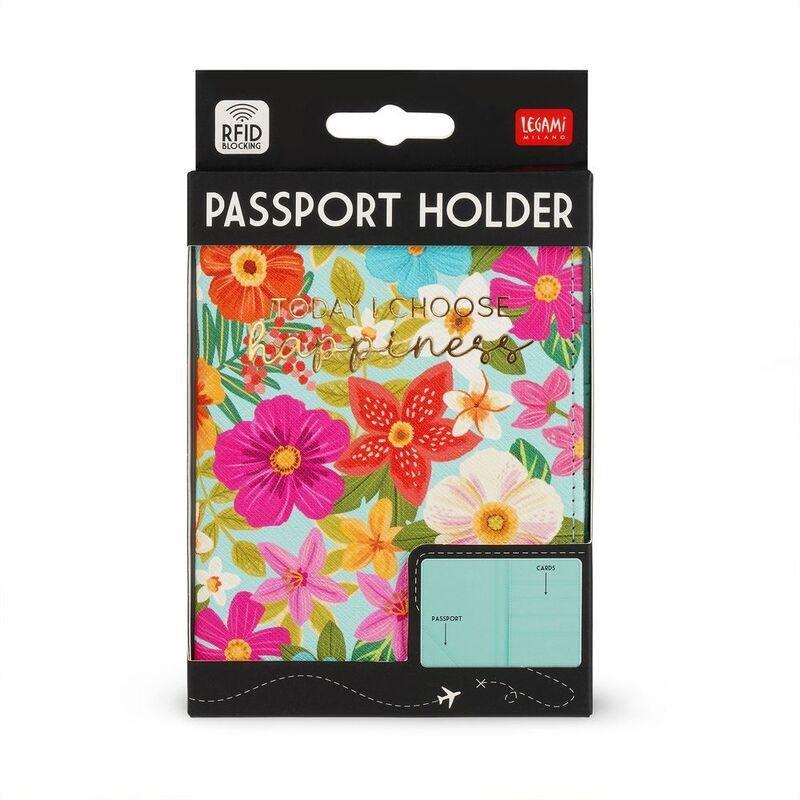 Legami Passport Holder - Flowers, , large image number 1