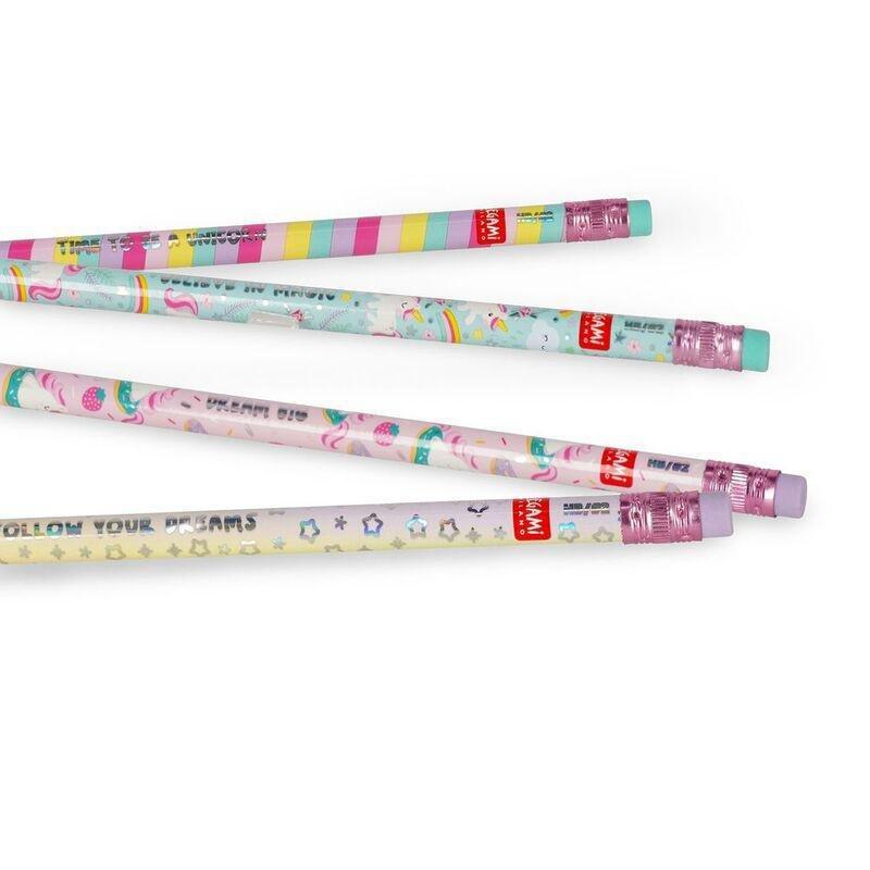Legami 4 Scented HB Graphite Pencils - Smelling Good! - Unicorn, , large image number 1