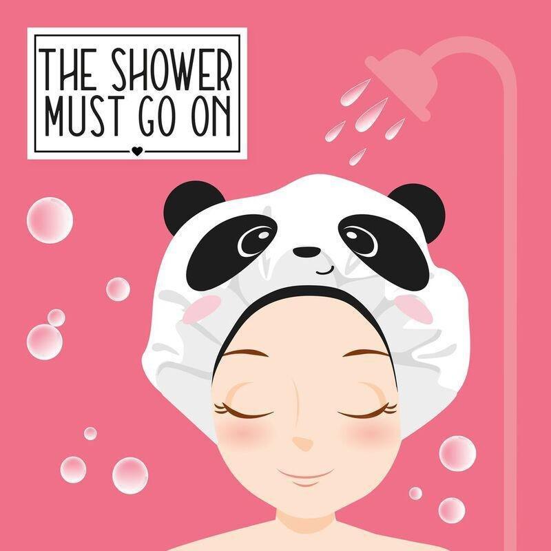 Legami Shower Cap - The Shower Must Go On - Panda, , large image number 1