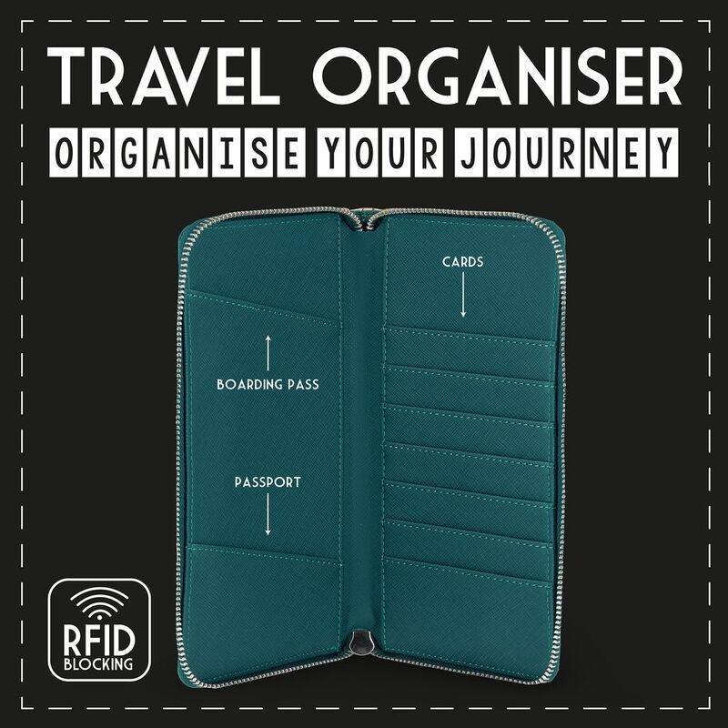 Legami Travel Organiser - Petrol Blue, , large image number 1