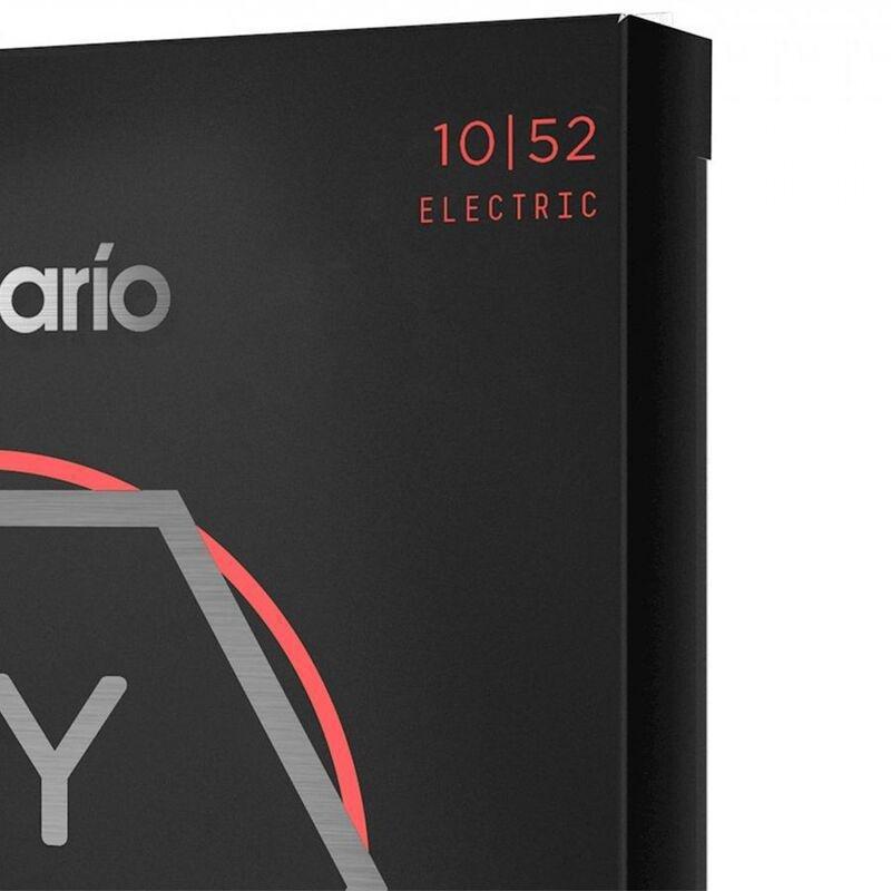 D'Addario Fretted NYXL1052-3P Light Top/Heavy Bottom Electric Guitar Strings - 10 - 52, , large image number 3