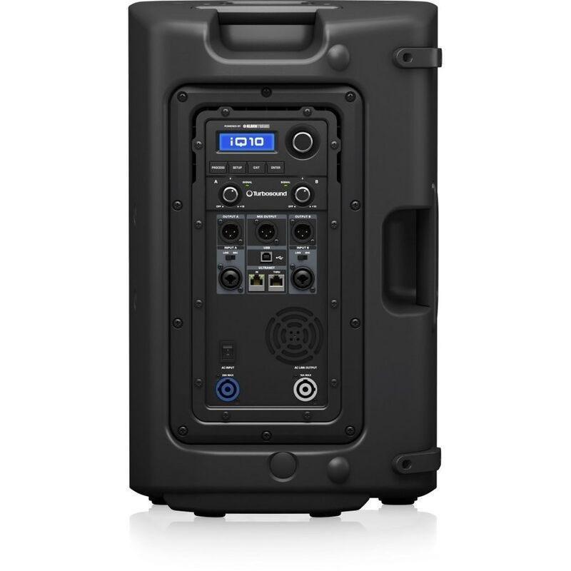 Turbosound iQ10 - 2500 Watt 2 Way 10" Powered Loudspeaker with Klark Teknik DSP Technology/ Speaker Modelling and ULTRANET Networking, , large image number 3