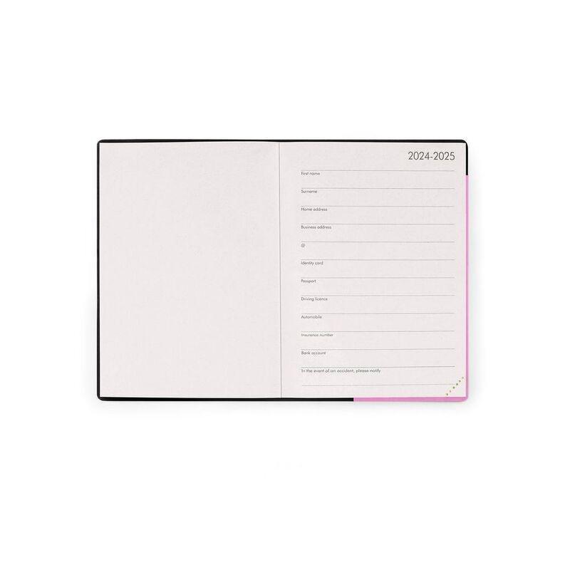 Legami Small 16-Month Daily Diary - 2024/2025 - Bubblegum (9.5 x 13.5 cm), , large image number 2
