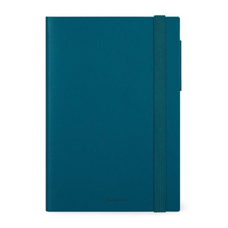 Legami Medium 16-Month Daily Diary - 2024/2025 - Teal Blue (12 x 18 cm), , large image number 0