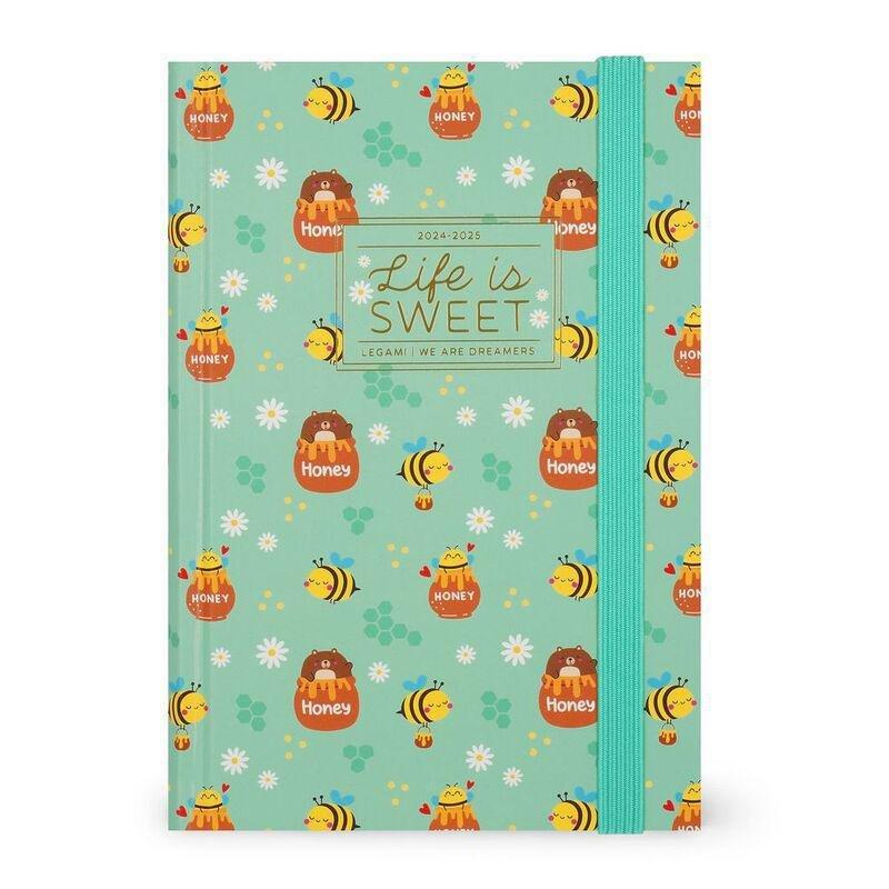 Legami Medium 16-Month Daily Photo Diary - 2024/2025 - Bee (12 x 18 cm), , large image number 0