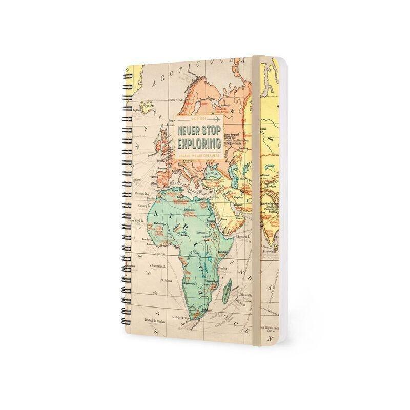 Legami Large 16-Month Weekly Spiral-Bound Diary - 2024/2025 - Travel (15 x 21 cm), , large image number 2