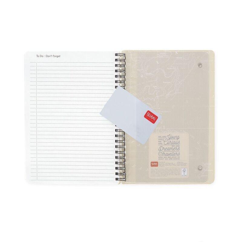 Legami Large 16-Month Weekly Spiral-Bound Diary - 2024/2025 - Travel (15 x 21 cm), , large image number 3