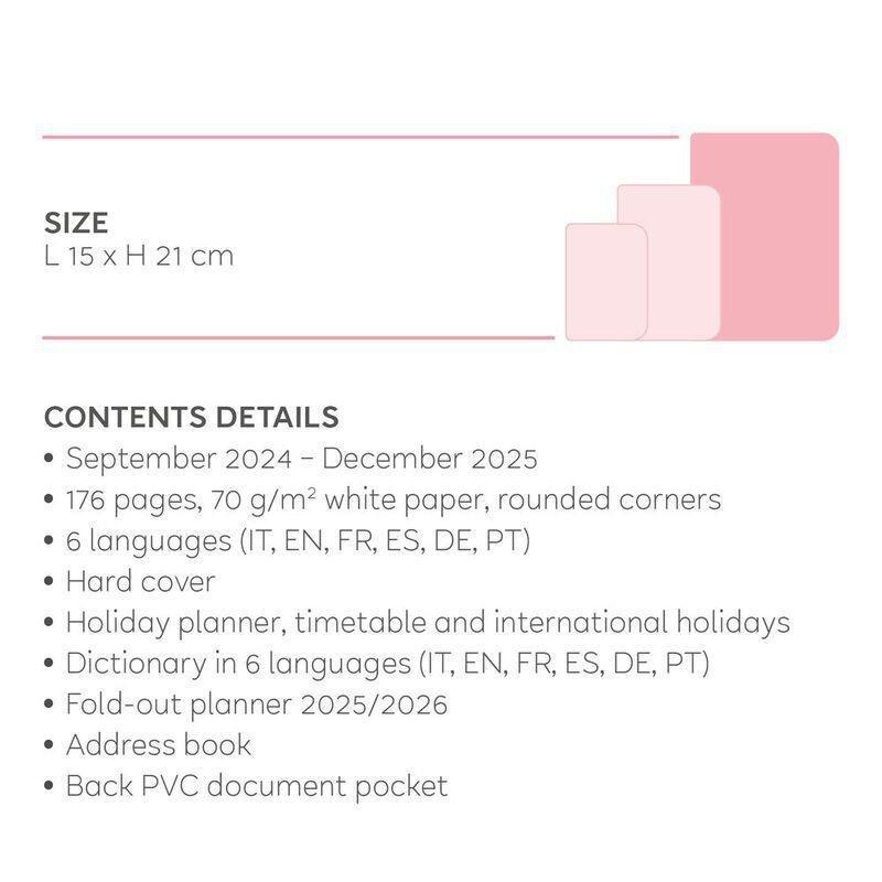 Legami Large 16-Month Weekly Spiral-Bound Diary - 2024/2025 - Travel (15 x 21 cm), , large image number 5