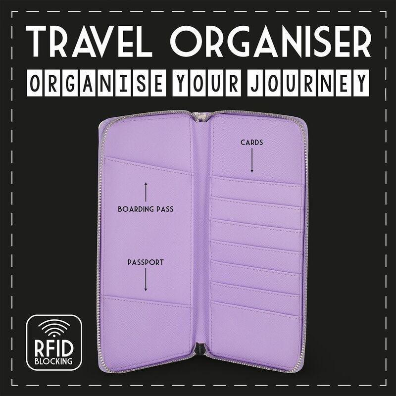 Legami Travel Organiser with RFID Blocking - Daisy (11 x 23.5 cm), , large image number 1