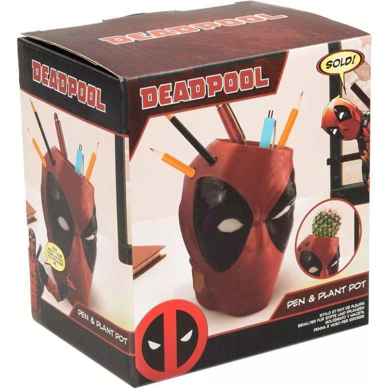 Paladone Marvel Deadpool Pen And Plant Pot, , large image number 0