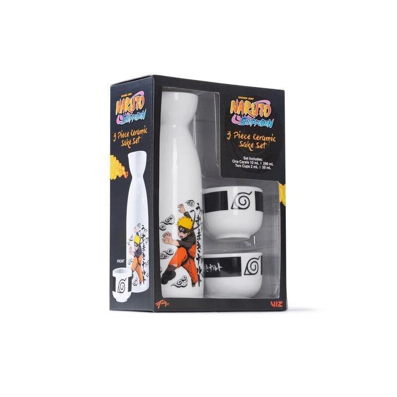 Just Funky Naruto Ceramic Sake Set (1 Carafe & 2 Cups) (Set Of 3), , medium