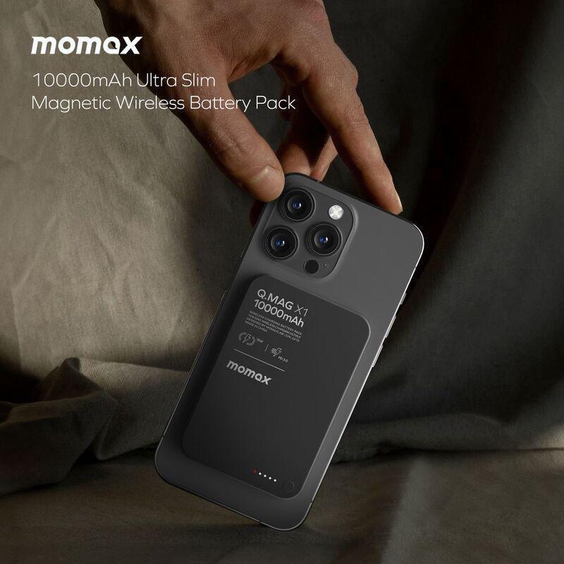 Momax Q.Mag X1 Gen2 10000Mah 15W Magsafe Wireless Powerbank - Black, , large image number 4
