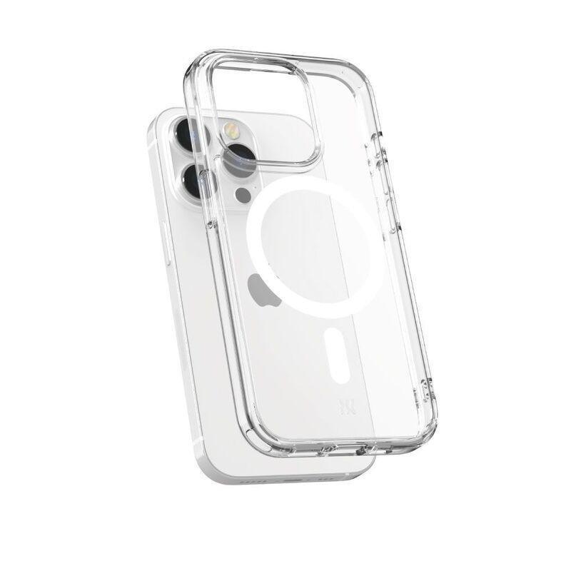 Power Support Air Jacket Mag Hybrid Case With Magsafe For Iphone 15 Pro Max Clear, , large image number 0