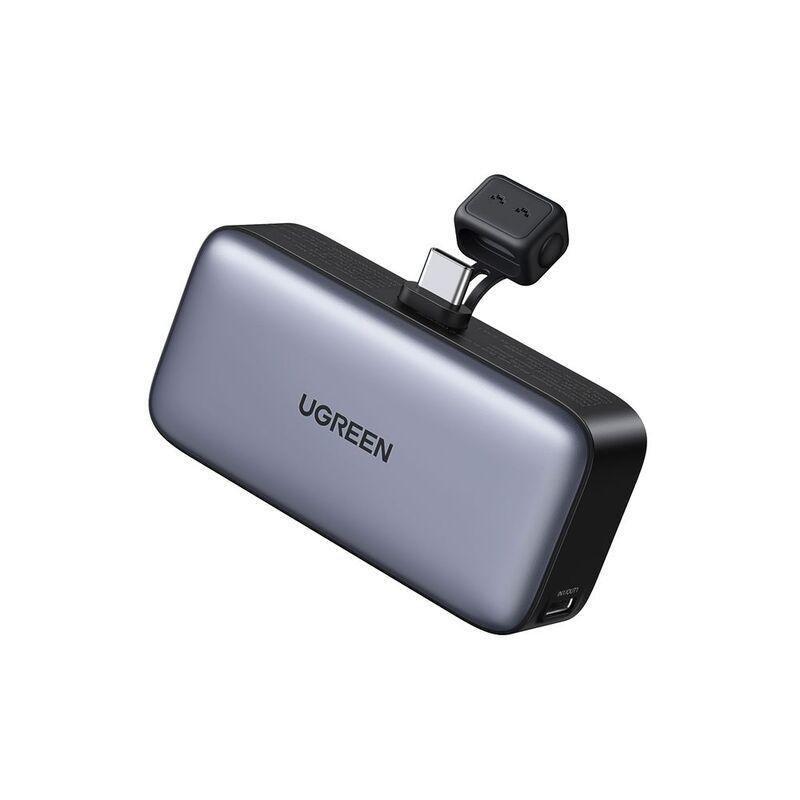 Ugreen Mini Powerbank 5000mAh 20W PD Fast Charging Led Display - Port Grey, , large image number 0