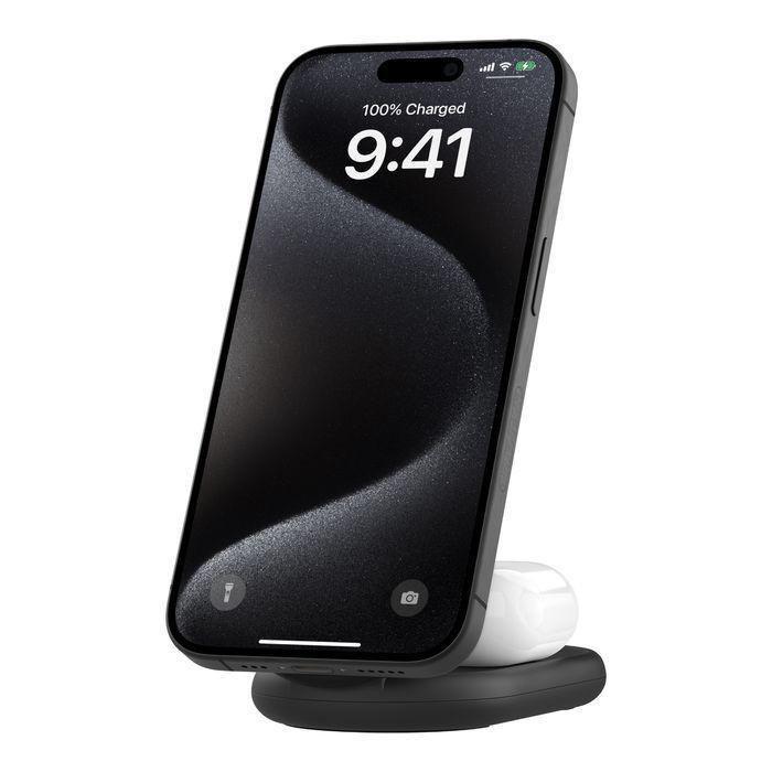 Belkin Wireless Charger Qi2 Magnetic Foldable - Black, , large image number 1