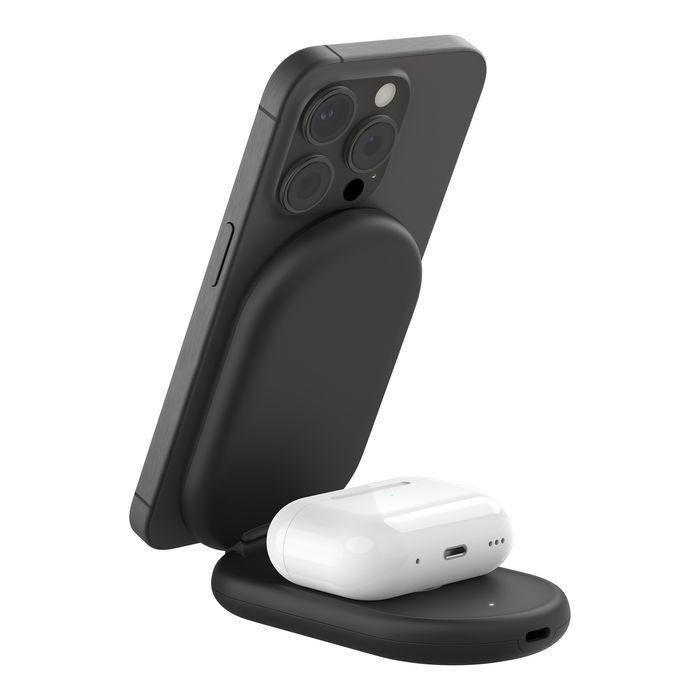 Belkin Wireless Charger Qi2 Magnetic Foldable - Black, , large image number 3