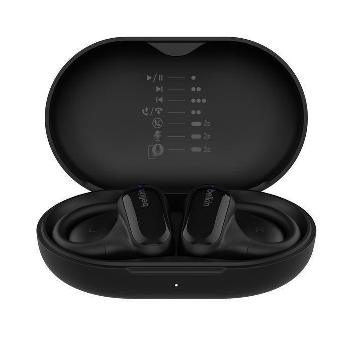 Belkin Audio Open-Ear Wireless Earbuds Soundform Clearfit - Black, , large image number 1