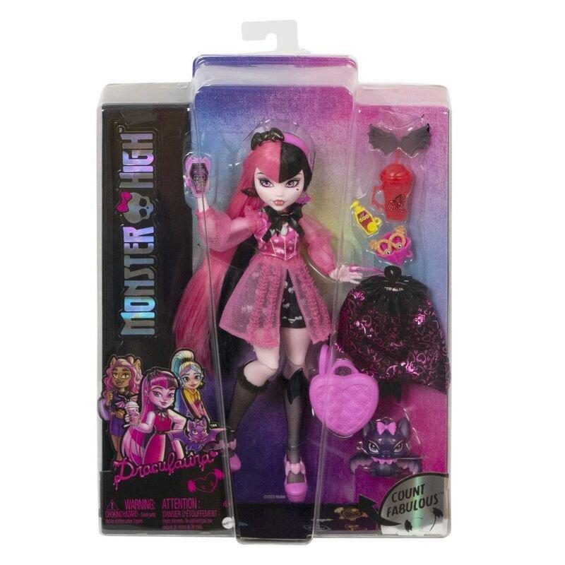 Monster High Draculaura And Count Fabulous Doll, , large image number 5