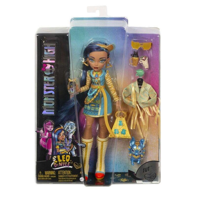 Monster High Cleo De Nile And Tut Doll, , large image number 4