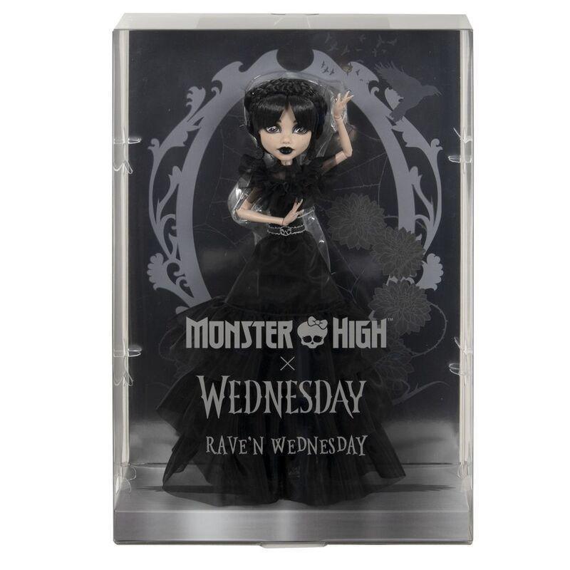 Monster High X Wednesday Rave'N Dress Doll, , medium