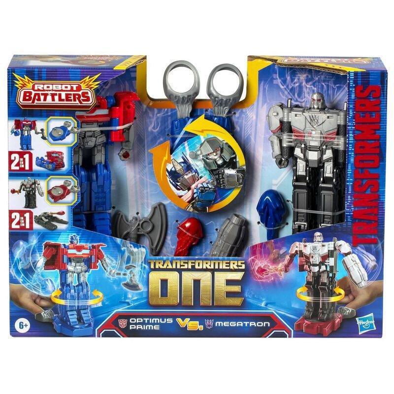 Transformers One Robot Battlers Optimus Prime Vs Megatron 4.5-Inch Figures (Set Of 2), , large image number 1