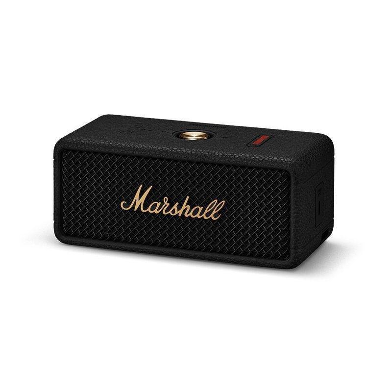 Marshall Emberton III Bluetooth 5.3 Built-In Mic IP67 Portable Speaker - Black & Brass, , large image number 1