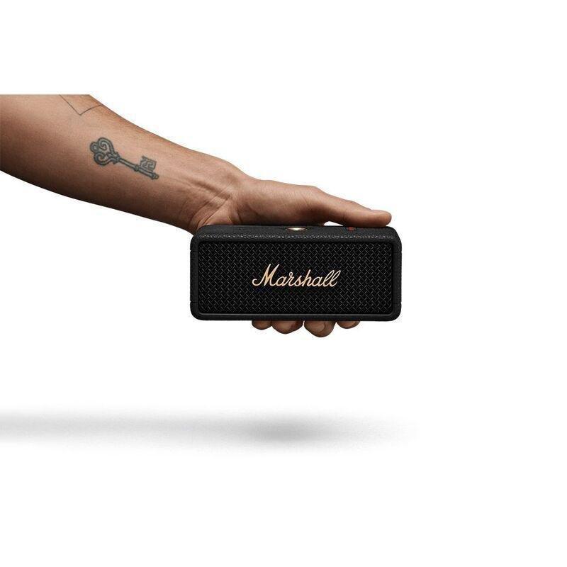 Marshall Emberton III Bluetooth 5.3 Built-In Mic IP67 Portable Speaker - Black & Brass, , large image number 2