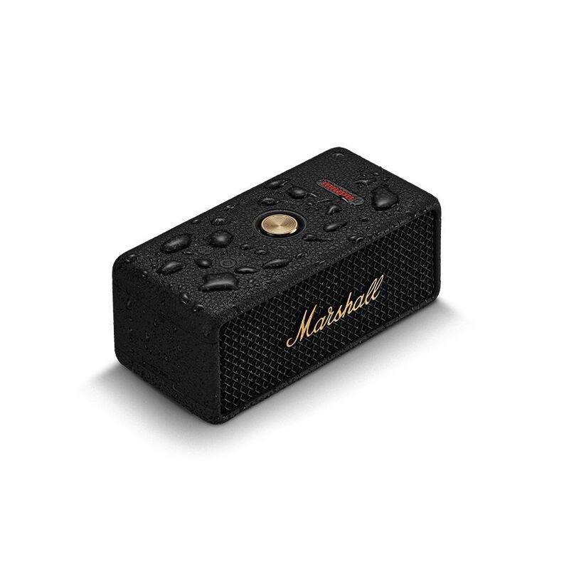 Marshall Emberton III Bluetooth 5.3 Built-In Mic IP67 Portable Speaker - Black & Brass, , large image number 3
