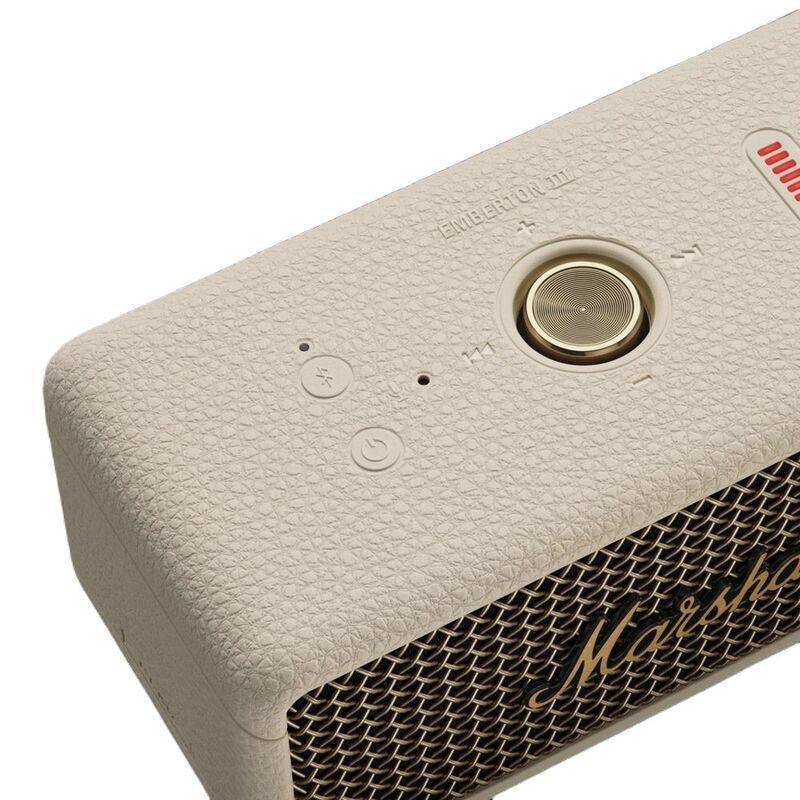 Marshall Emberton III Bluetooth 5.3 Built-In Mic IP67 Portable Speaker - Cream, , large image number 1