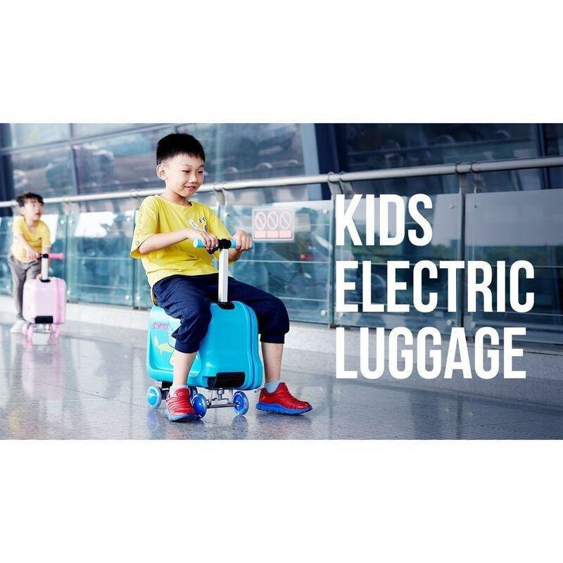 Airwheel SQ3 Kids Electric Riding Luggage Scooter With Removable Battery - Pink, , large image number 3