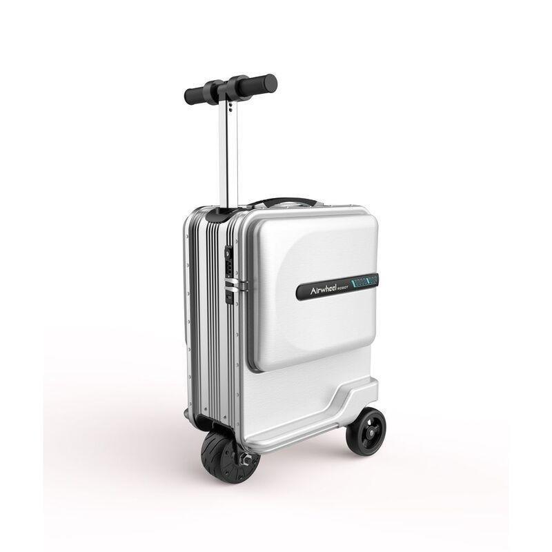 Airwheel SE3 Minit Electric Portable Riding Luggage Scooter With Removable Battery - Silver, , medium