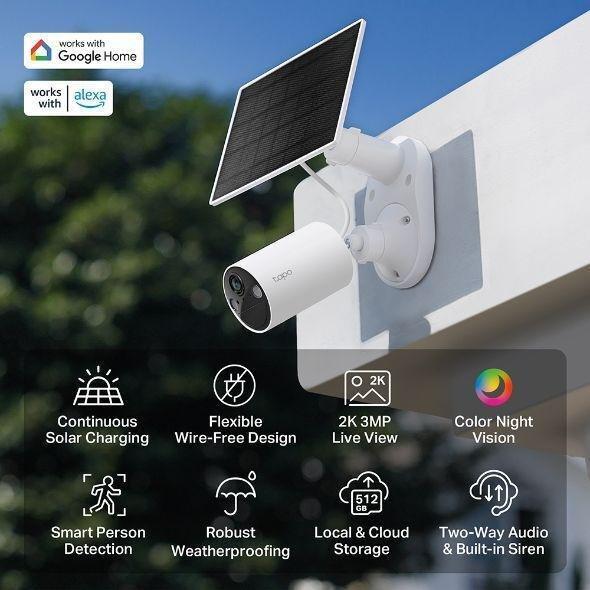 TP-Link Tapo C410 Kit Smart Solar Security Camera Kit, , large image number 2