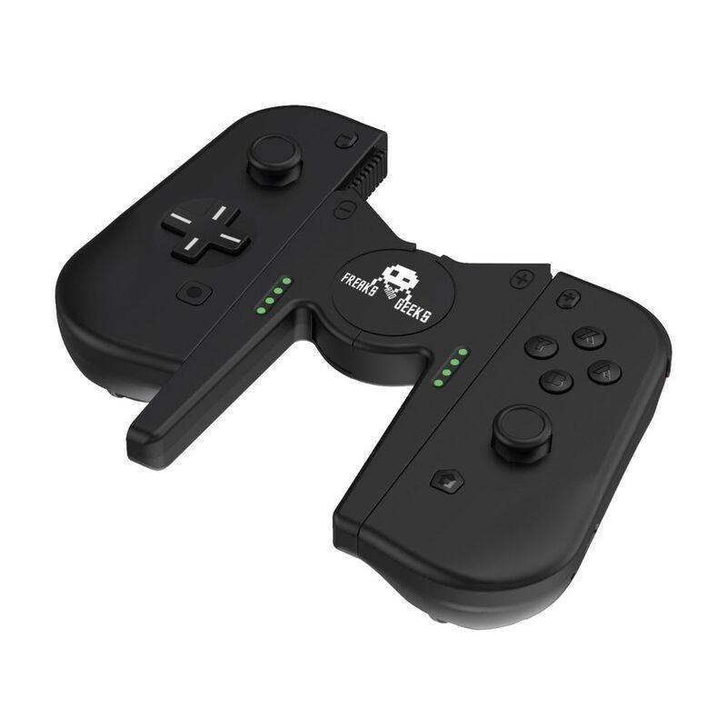 Freaks & Geeks Duo Pro Pack Joycon Type Controllers - Black, , medium