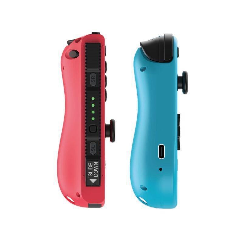 Freaks & Geeks Duo Pro Pack Joycon Type Controllers - Blue/Red Neon, , large image number 3