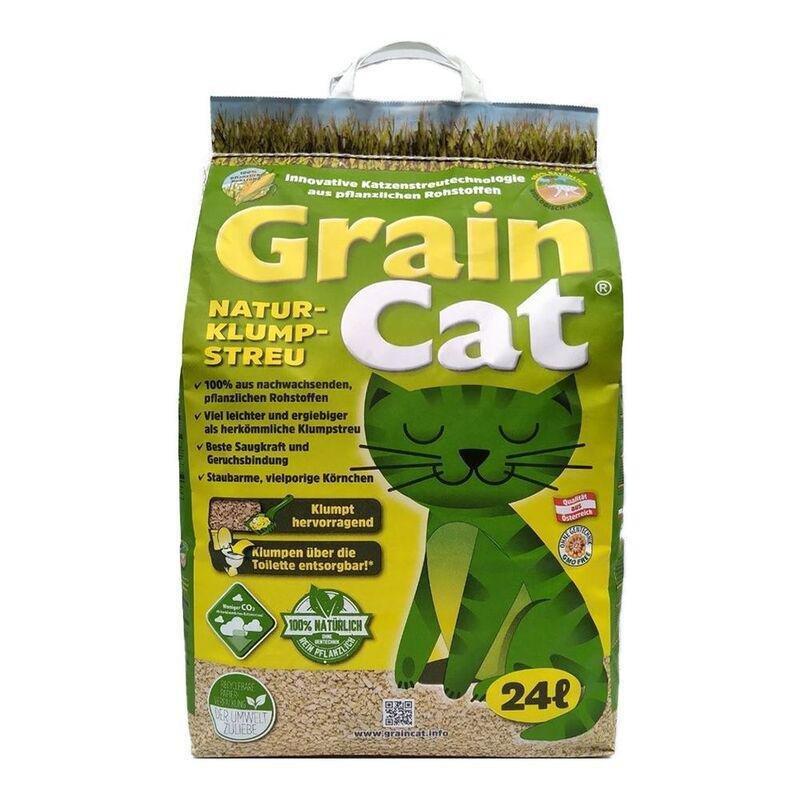 Agros Grain Cat Ecological Corn Cat Litter - 24L, , medium