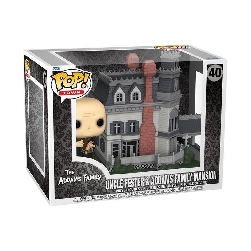 Funko Pop! Town TV Addams Family Addams Home with Uncle Fester Vinyl Figure, , large image number 1
