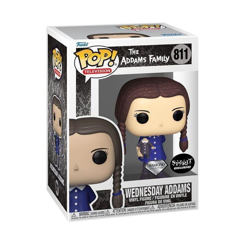 Funko Pop! TV Addams Family Wednesday Addams with Doll (Diamond) Vinyl Figure, , large image number 1