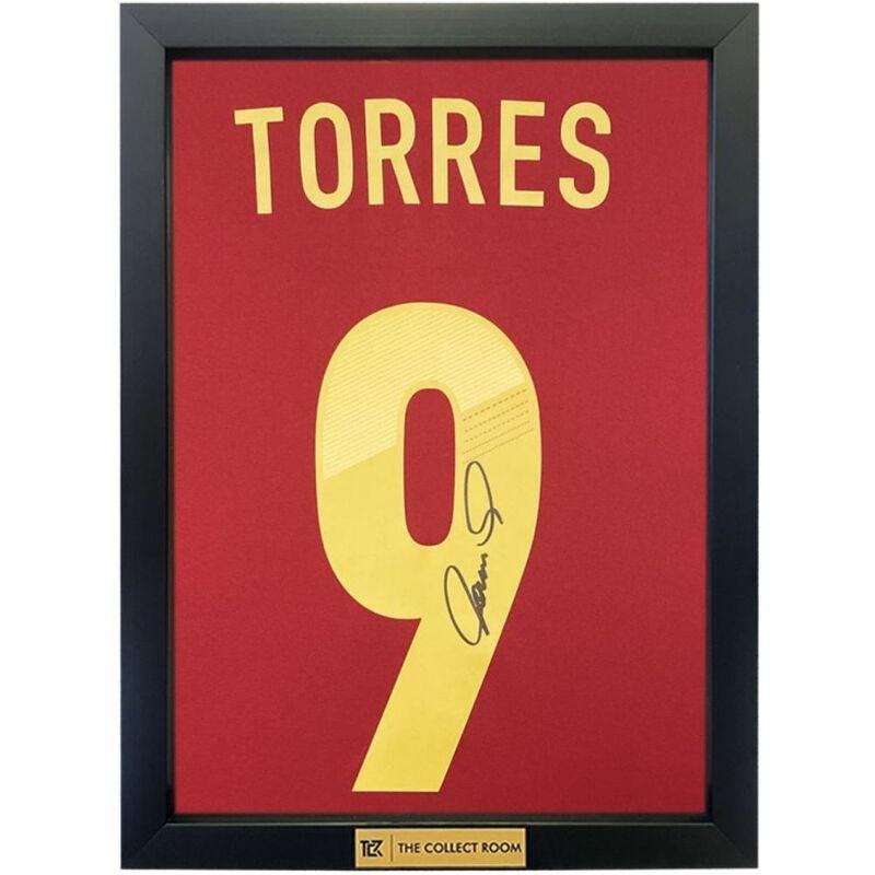 The Collect Room Fernando Torres Back Signed Spain 2011-12 Home Shirt, , large image number 0