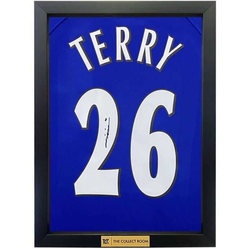 The Collect Room John Terry Chelsea FC Back Signed 1999-01 Home Shirt, , medium