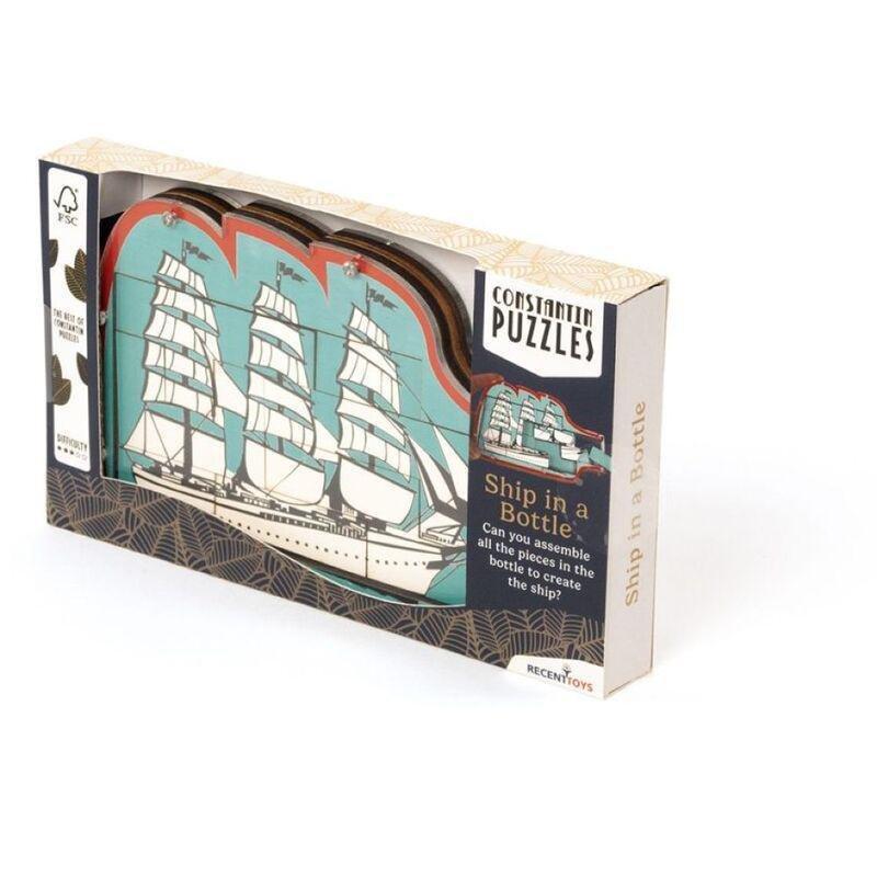 Recent Toys Constantine Puzzles Ship In A Bottle, , medium