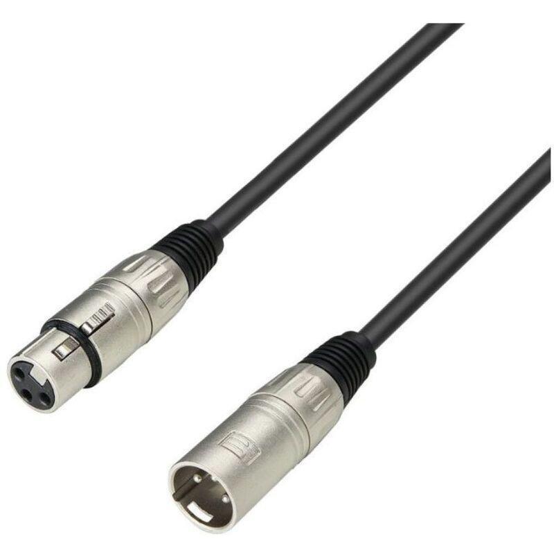 Adam Hall K3MMF0300 3 Star 3M XLR Microphone Cable - Black, , medium