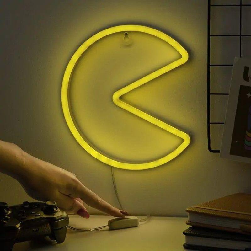 Paladone Pac-Man Wall Mountable Led Neon Light, , large image number 1