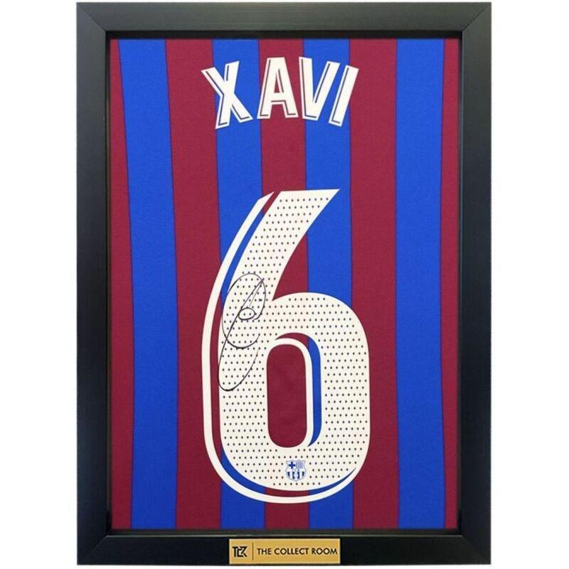 The Collect Room Xavi Back Signed Fc Barcelona 2021-22 Home Shirt, , large image number 0